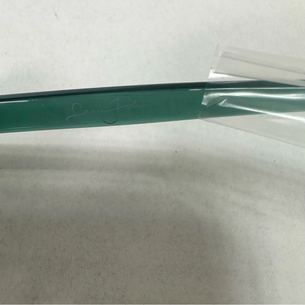 Sean John Emerald Green Vintage Retro Style Sunglasses w/ Gradient UV Lenses NWT